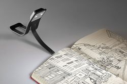 Фонарик-закладка Moleskine Booklight (ER1BLA)