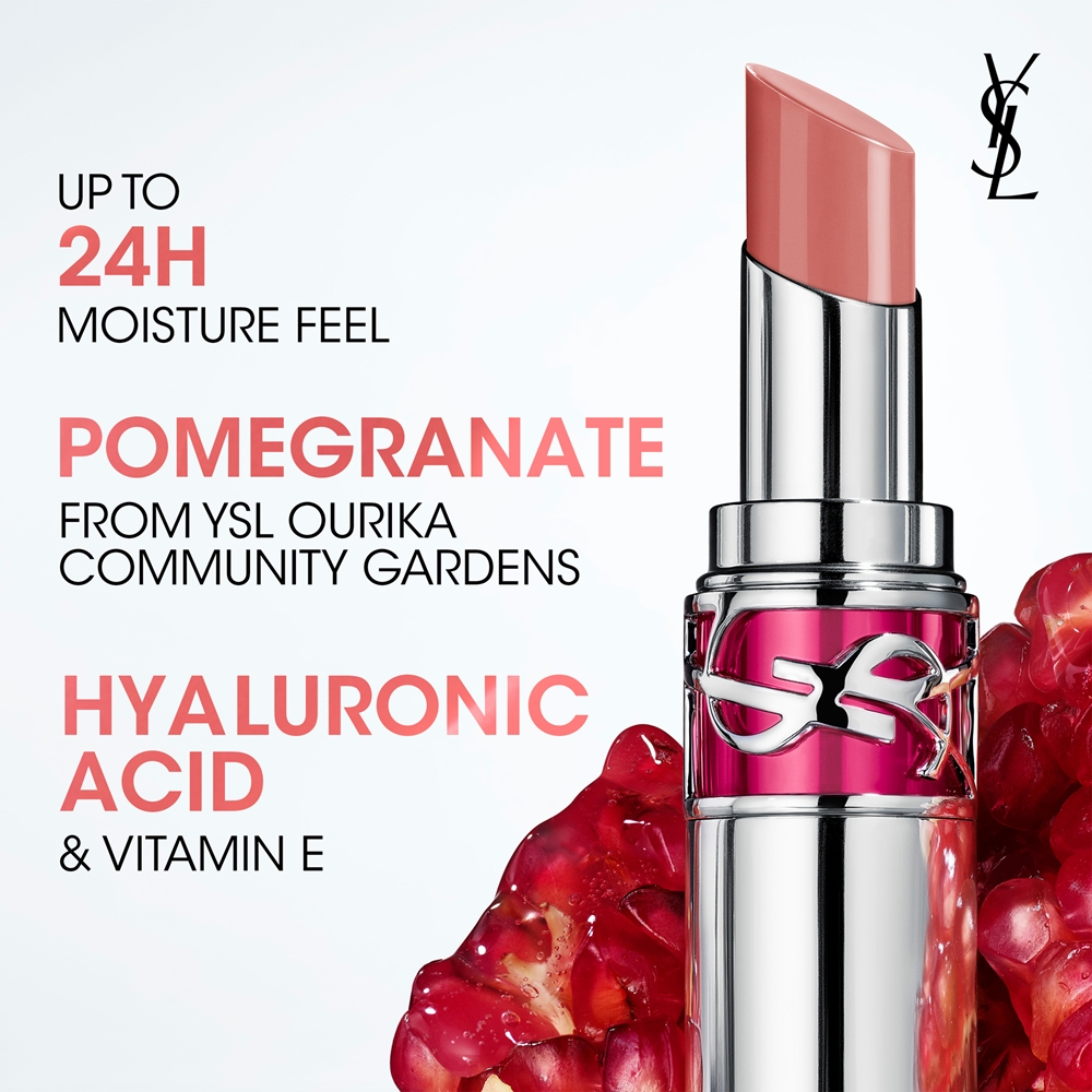 Yves Saint Laurent Loveshine Candy Glaze - Увлажняющий блеск для губ для женщин 12 Coral Excitement, 3 g
