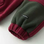 Толстовка Ymkashix Turbo fleece бордовая / темно-зеленая