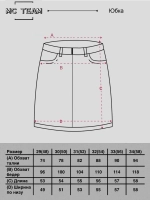 ❀ Юбка джинсовая большие размеры ❀