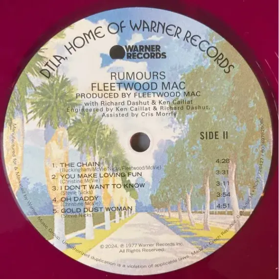 Fleetwood Mac – Rumours (Grape Translucent) LP