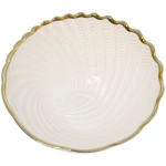 Салатник стеклянный «Фьюжн» 13*5,5см перламутр