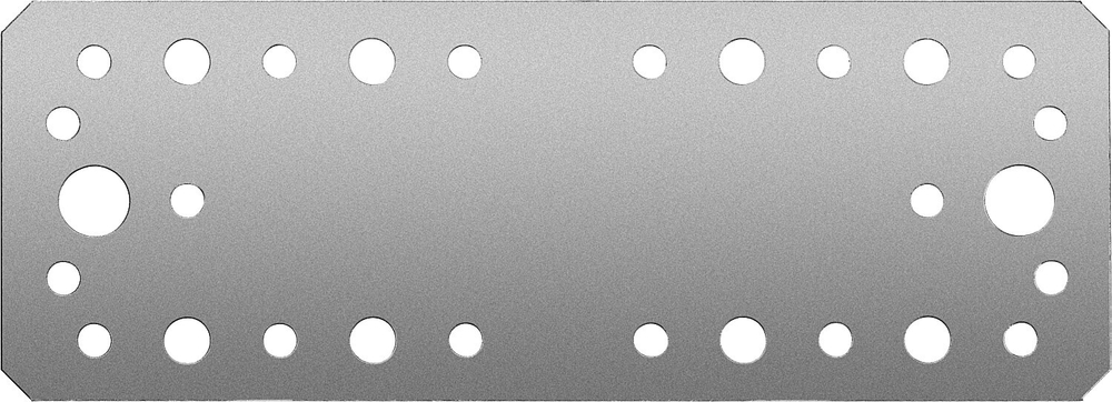 ЗУБР КП-2.5, 180 x 65 x 2.5 мм, цинк, крепежная пластина (31023-180)