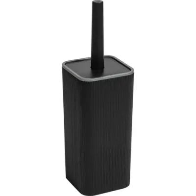 Набор для WC РИФ (черный/серебро)