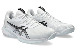 Мужские кроссовки теннисные Asics Solution Speed FF 3 Clay - белый, черный
