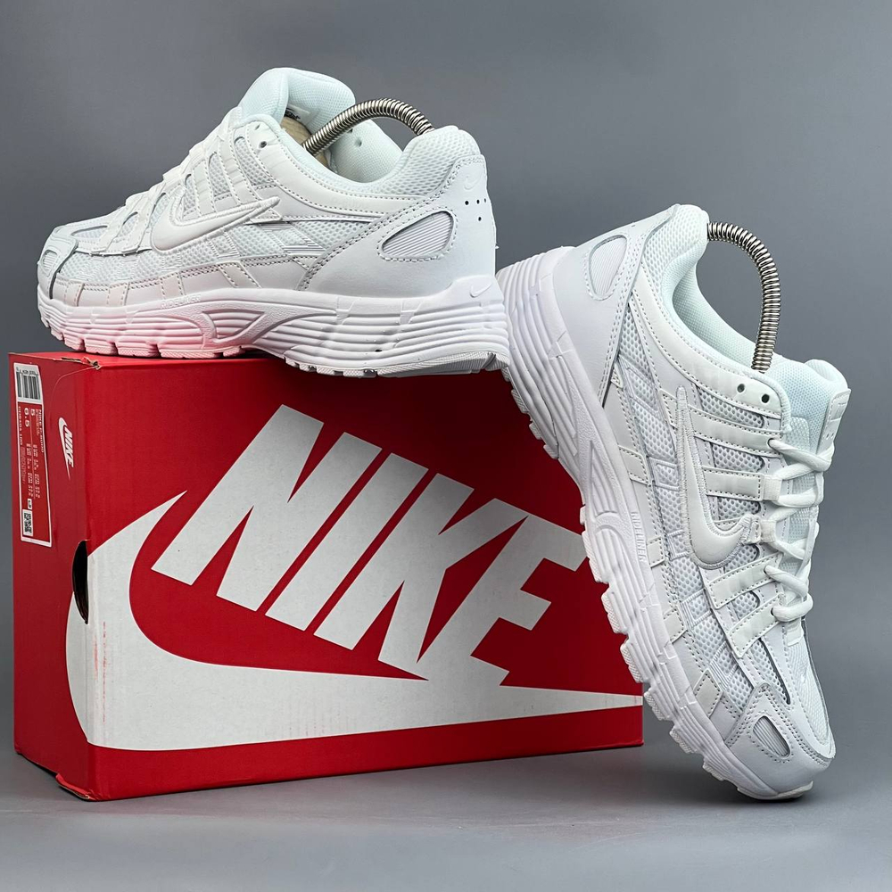 Кроссовки Nike P6000 White #493 (бел.)