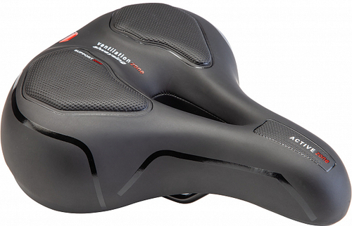 Седло 260x220мм AZ-6625 T-04 HUABEI с гелевыми накладками