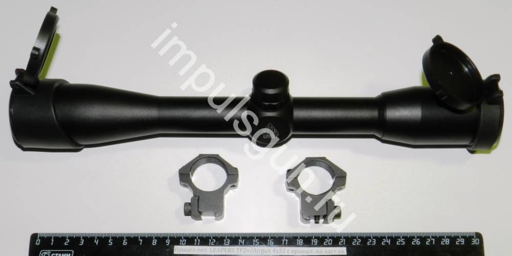 Оптический прицел LEAPERS TF2+Airgun 4х32 с кронштейн на ласточкин хвост SCP-U432FD