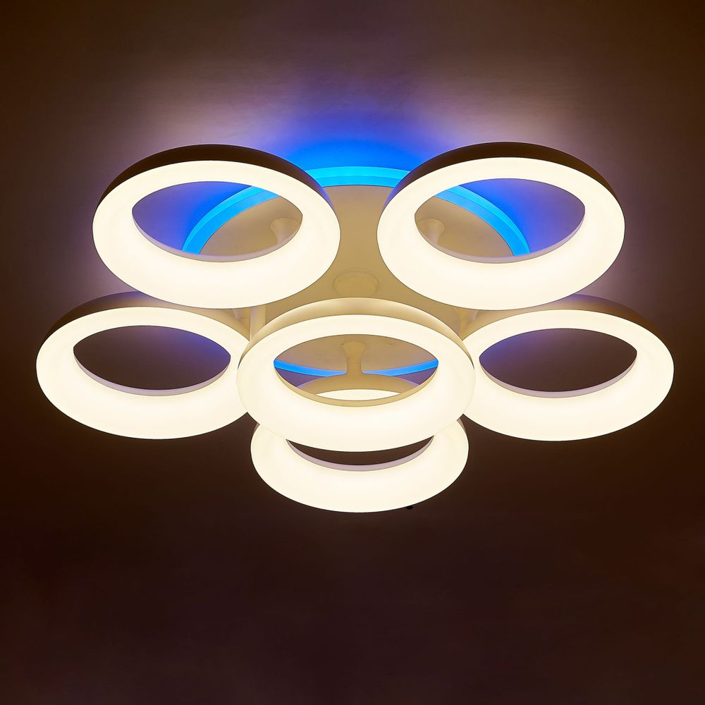 Citilux Паркер Смарт CL225A160E RGB Умная люстра Белая