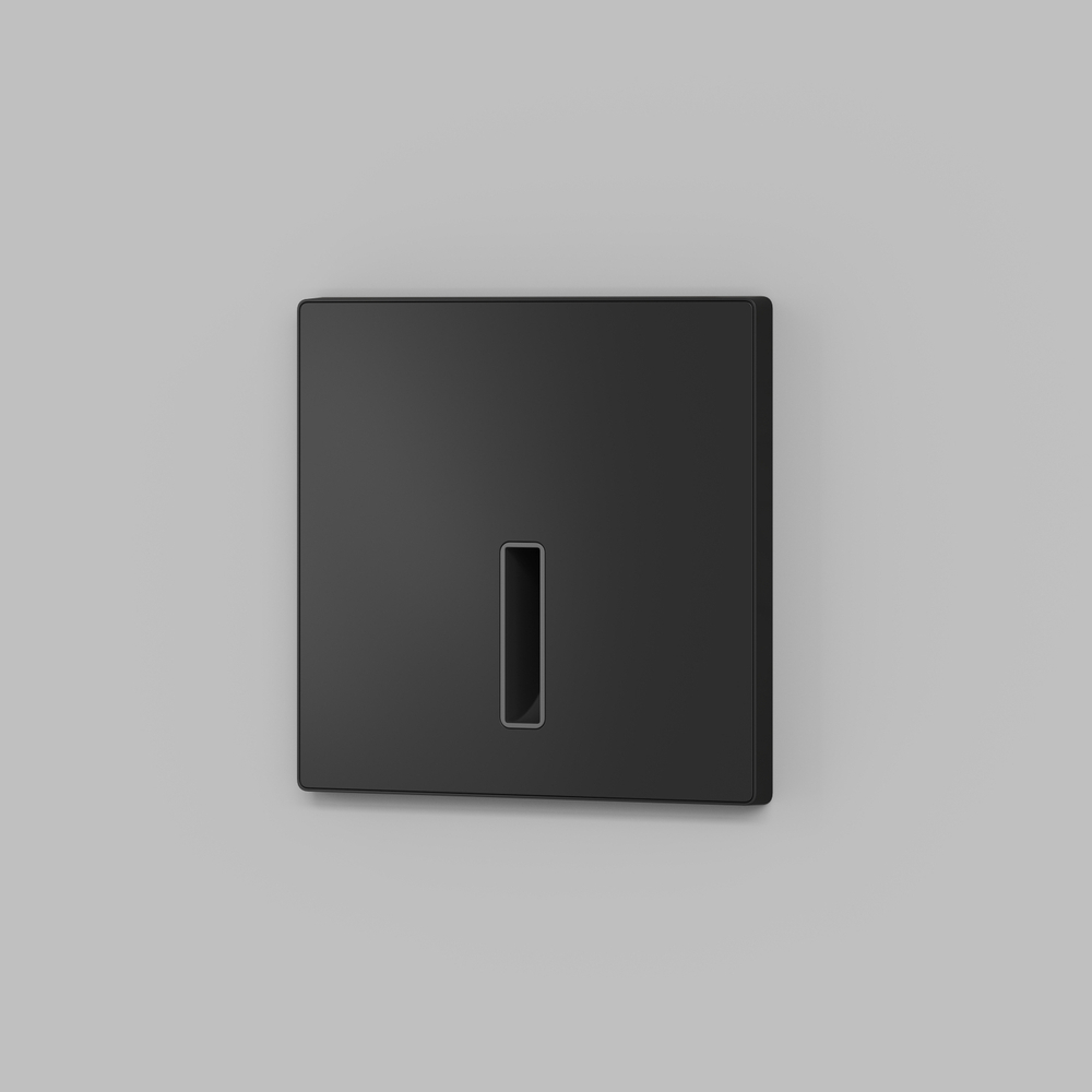 DK1030-BK Светильник встраиваемый в стену, IP 20, LED 3000K, 3 Вт, черный, алюминий