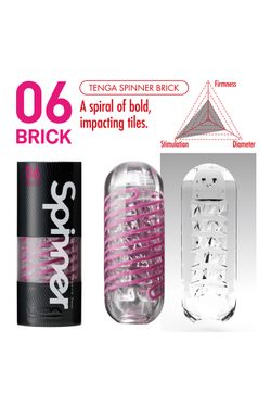 Мастурбатор Tenga Spinner Brick