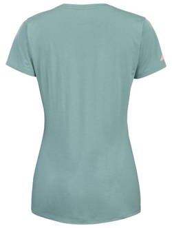 Женская теннисная футболка Babolat Exercise Message Tee Woman - Green