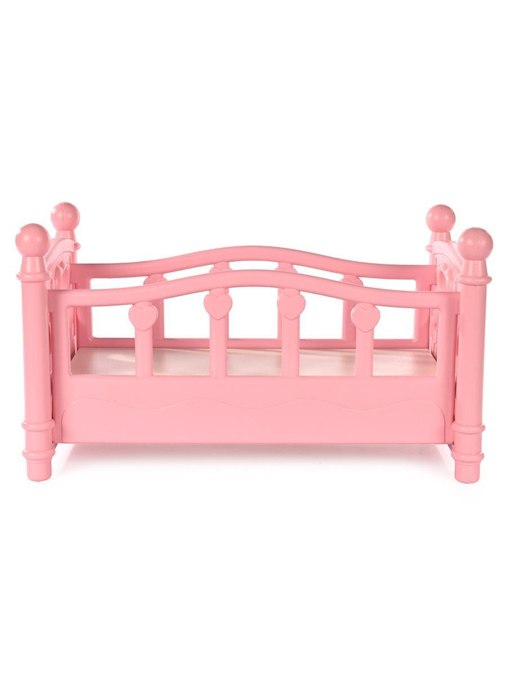 Кроватка для кукол пластм. (37*21*21 см), сетка