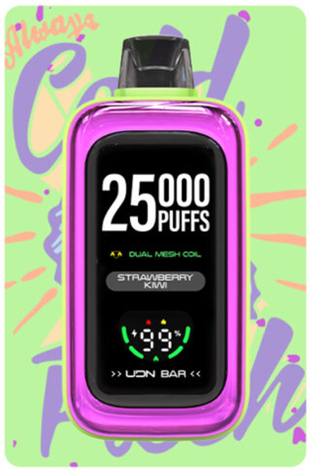 UDN BAR 25000 Strawberry kiwi - клубника-киви 25000 затяжек 20мг (2%)