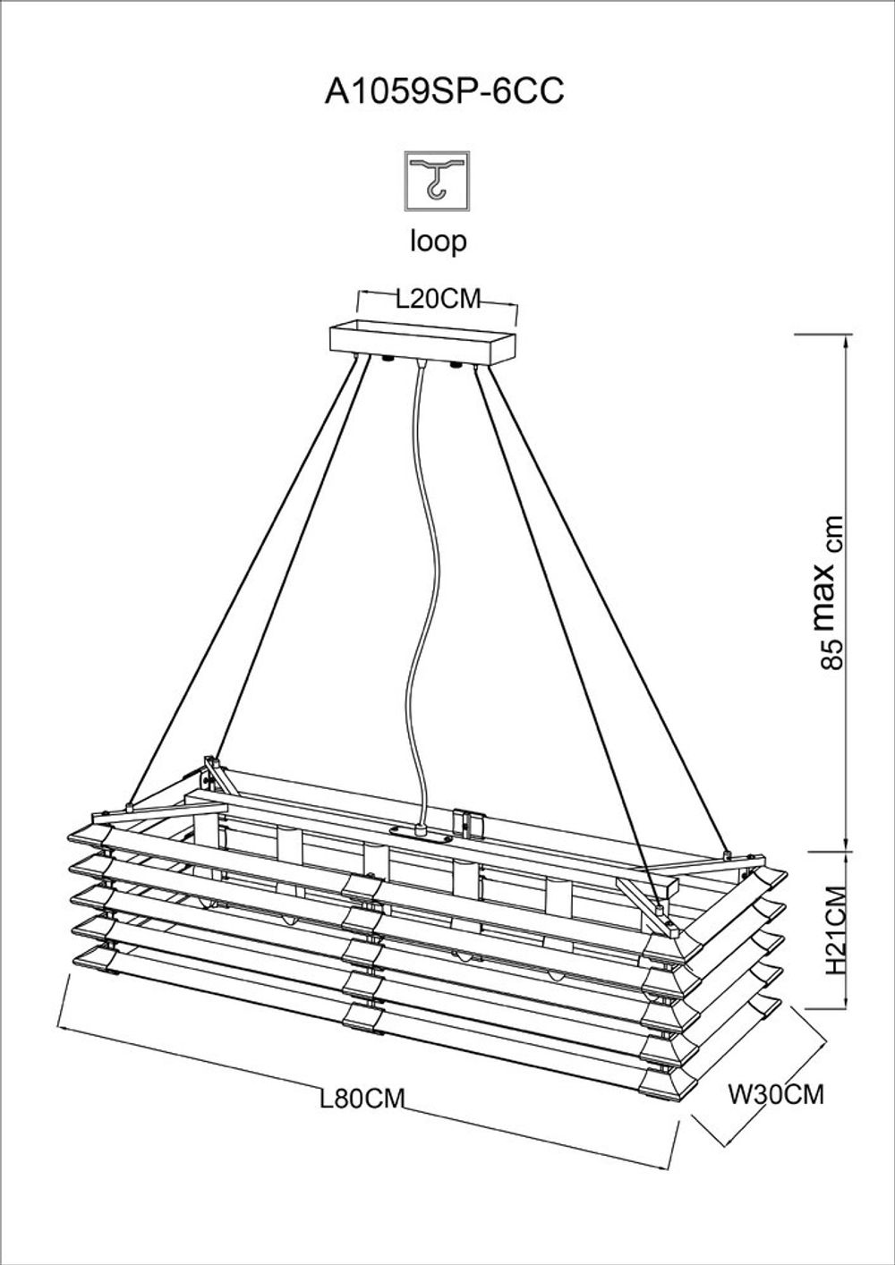 Подвесная люстра Arte Lamp