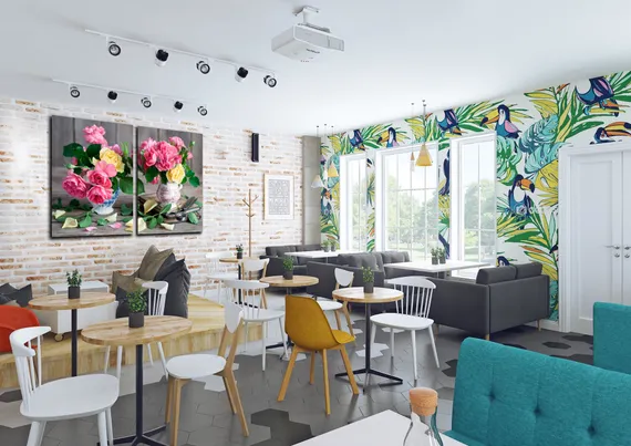 Модульная картина "Розы в вазе"