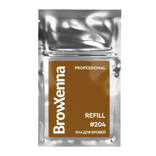 Хна для бровей Золотистый блонд #204 BrowXenna, 6 гр