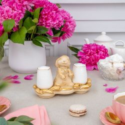 Подставка под специи Кролик Эйприл Айвори