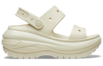 Crocs Crocs light wheel thick-soled sports sandals women's bone white