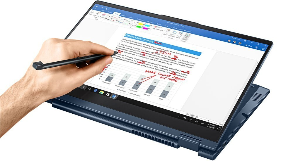 Ноутбук Lenovo ThinkBook 14s Yoga ITL Core i7 1165G7/16Gb/SSD512Gb/14&amp;quot;/IPS/Touch/FHD/TYPE-C AC Adapter/noOS/grey (20WE0031RU)