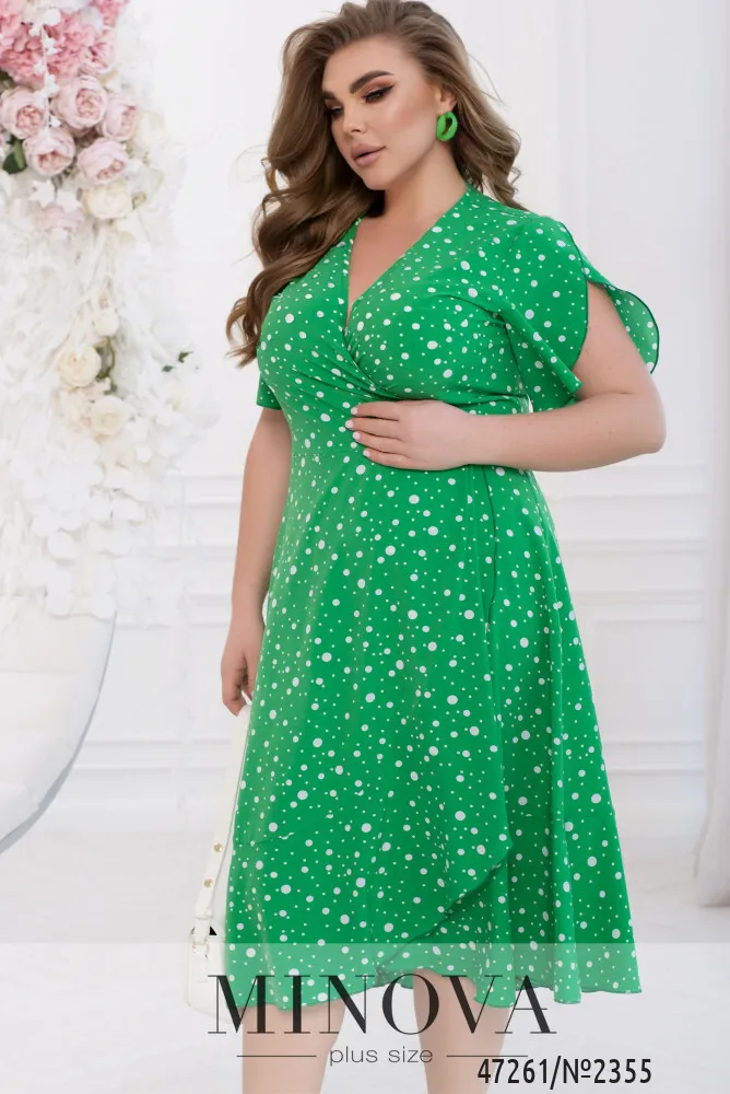 Платье 2355-салатовый Minova
