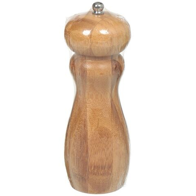 Мельница для специй бамбук, сталь, 15 см, корич, КТ-ПЦ-02