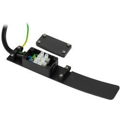 Светильник уличный напольный ЭРА «Беллона» GBF-103-1-SL-0450 230В Е27 IP54 серебро с розеткой | Садово-парковые светильники