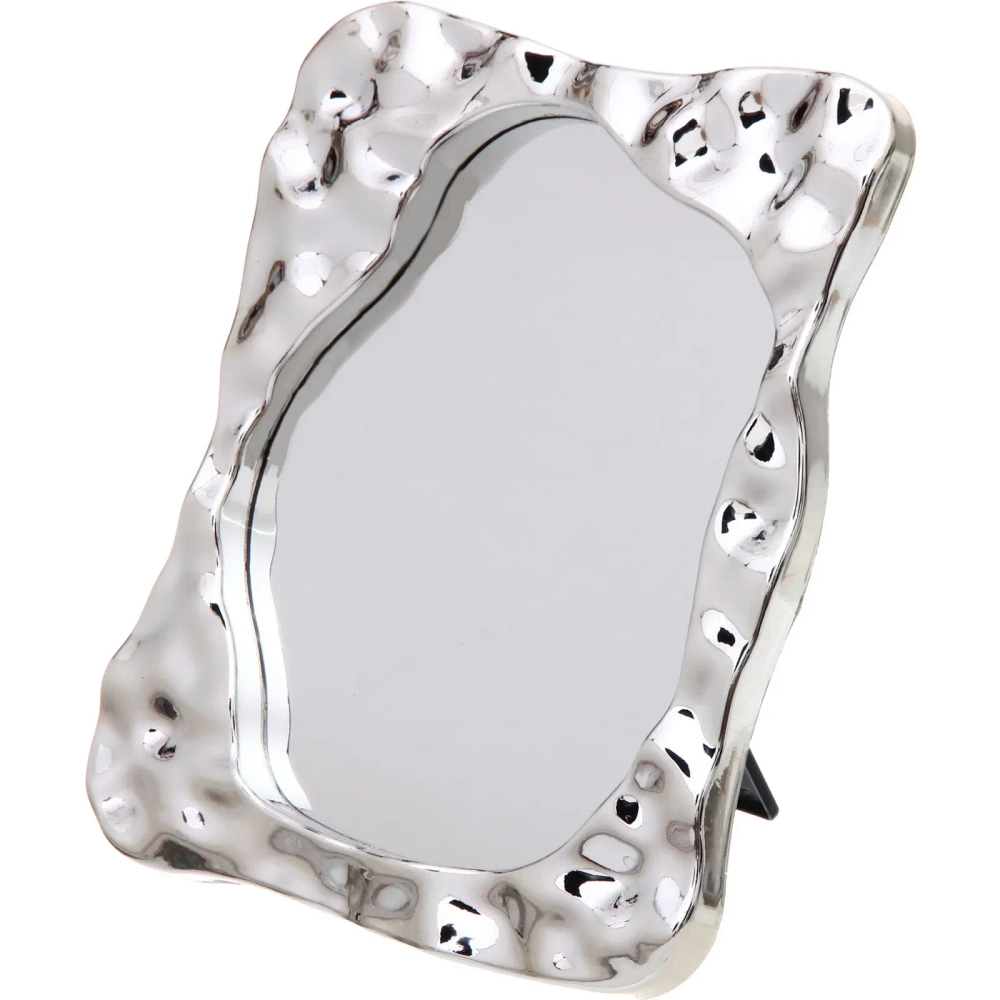 Зеркало настольное «ЭЛАНТРА», прямоугольник, цвет хром, 22,5*18см