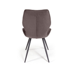 Стул Flash ромб, бархат антрацит 14