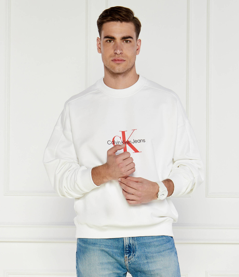 Худы ARCHIVAL MONOLOGO CALVIN KLEIN JEANS - белый(J30J325426)
