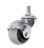 Колесо мебельное шарик оцинк. 50мм поворотное с болтом М10