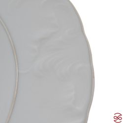 Набор плоских тарелок 19 см Repast Rococo с платин.полос. ( 6 шт)