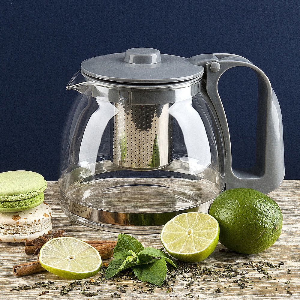 Чайник заварочный с фильтром v=1250 мл (индивидуальная упаковка)