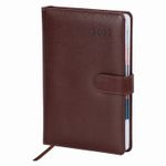 Ежедневник датированный 2022 А5 148х218 мм GALANT "Ritter", под кожу, коричневый, 112939
