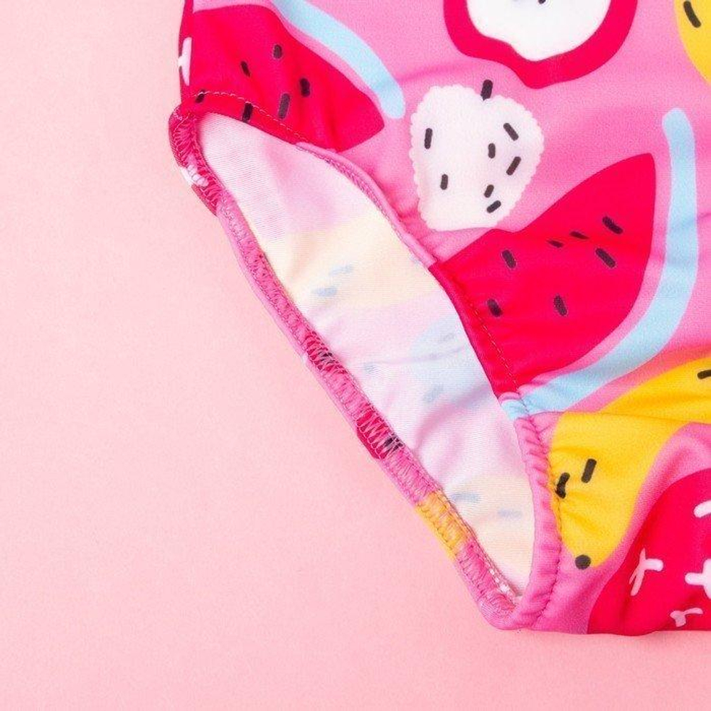 Купальник"Фрукты" р.110-116 роз (KAFTAN) 4660530