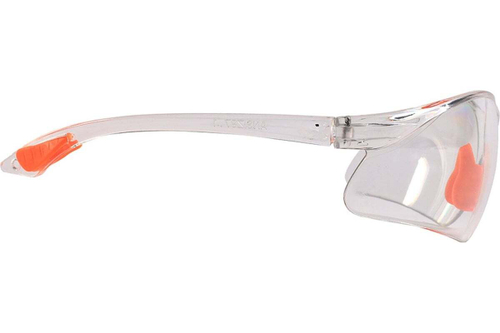 Защитные очки Patriot PPG-7 открытые, прозрачные, оранжевая окантовка 880124397