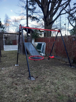 Монтаж уличных качелей Sv Sport