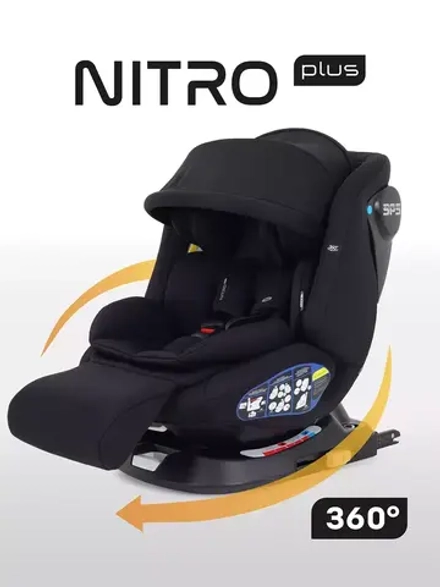Автокресло RANT UB619 "NITRO Plus" isofix Black группа 0+-1-2-3 (0-36 кг) (2025)