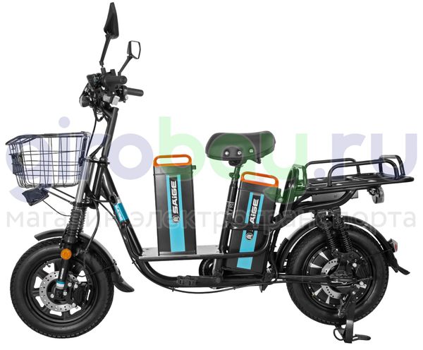 Электровелосипед SAIGE MONSTER GI 240W (60V/60Ah) - с двумя АКБ по 30Ah фото №1