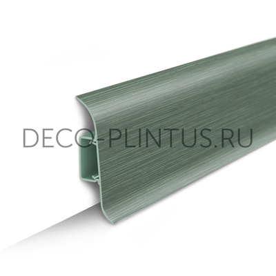 Плинтус напольный Идеал Классик 55 мм, 027 Зеленый (IDEAL Classic 55мм, 2.2м,)