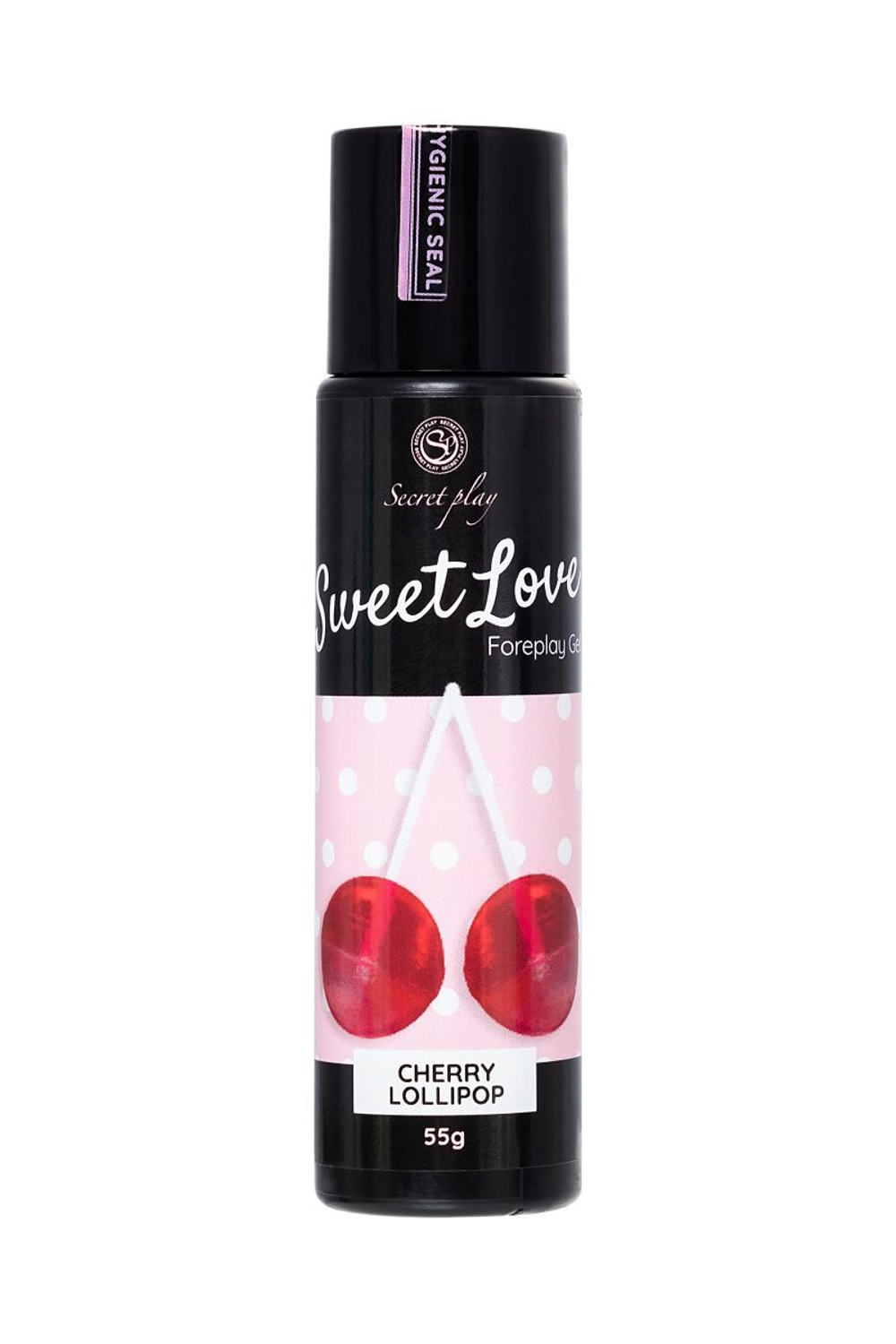 Разогревающий сливочный гель для сосков и интимных зон со вкусом вишневого леденца - 55 гр.