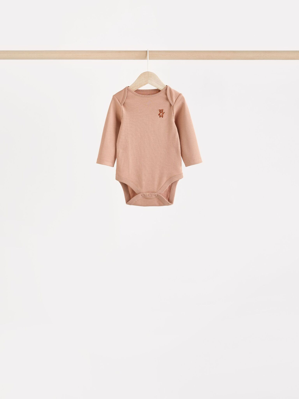 Боди с длинным рукавом для малышей Next N27-269, 7 шт., Молочный, Серый, Синий