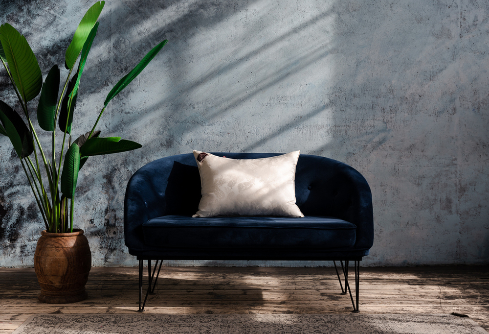 Подушка средняя 50х68 German Grass Downline Silk Down Grass