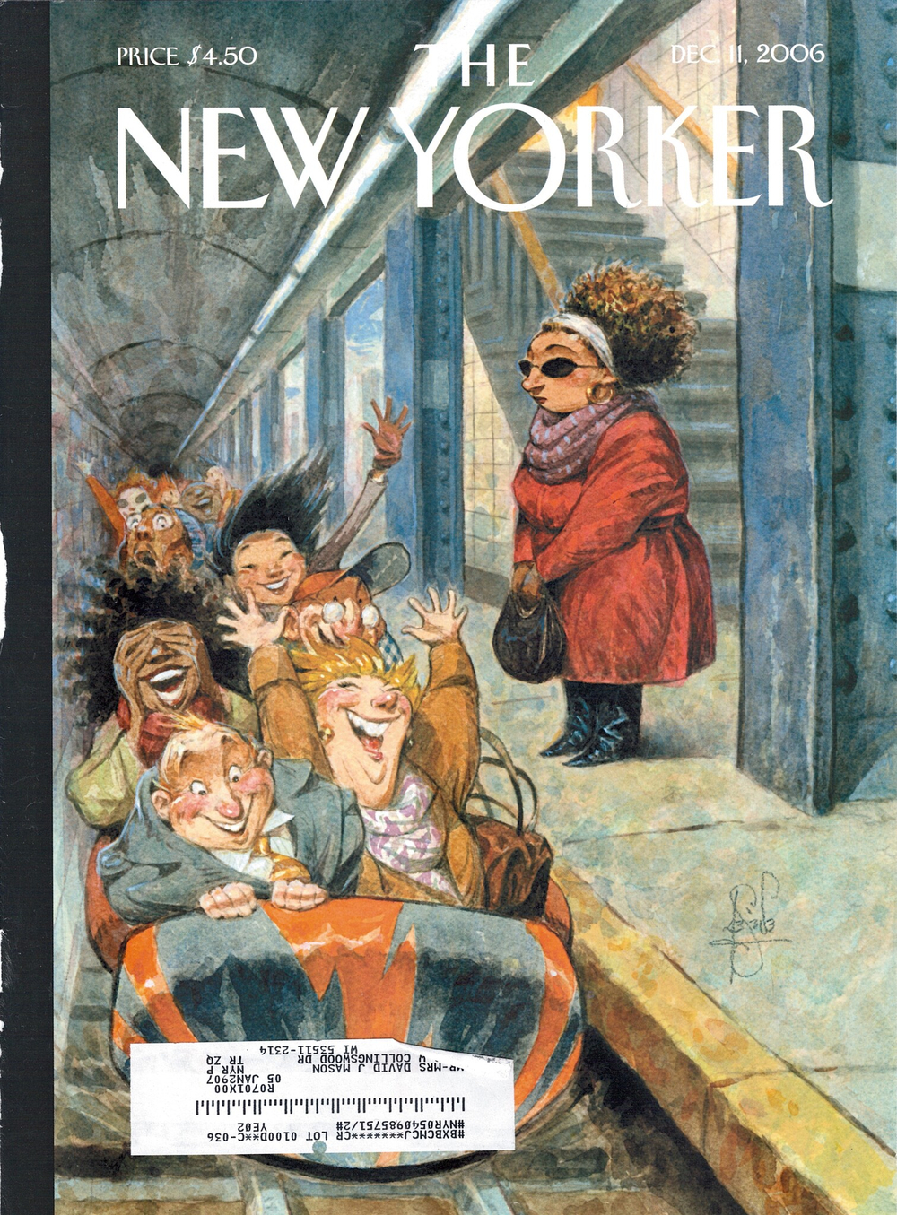 Журнал The New Yorker 11-12-2006, обложка