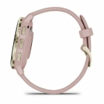 Умные часы Garmin Venu 3S 41 мм, золотистый с розовым ремешком (Dust/Rose)