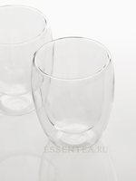 Чашка из боросиликатного стекла с двойными стенками 300 мл