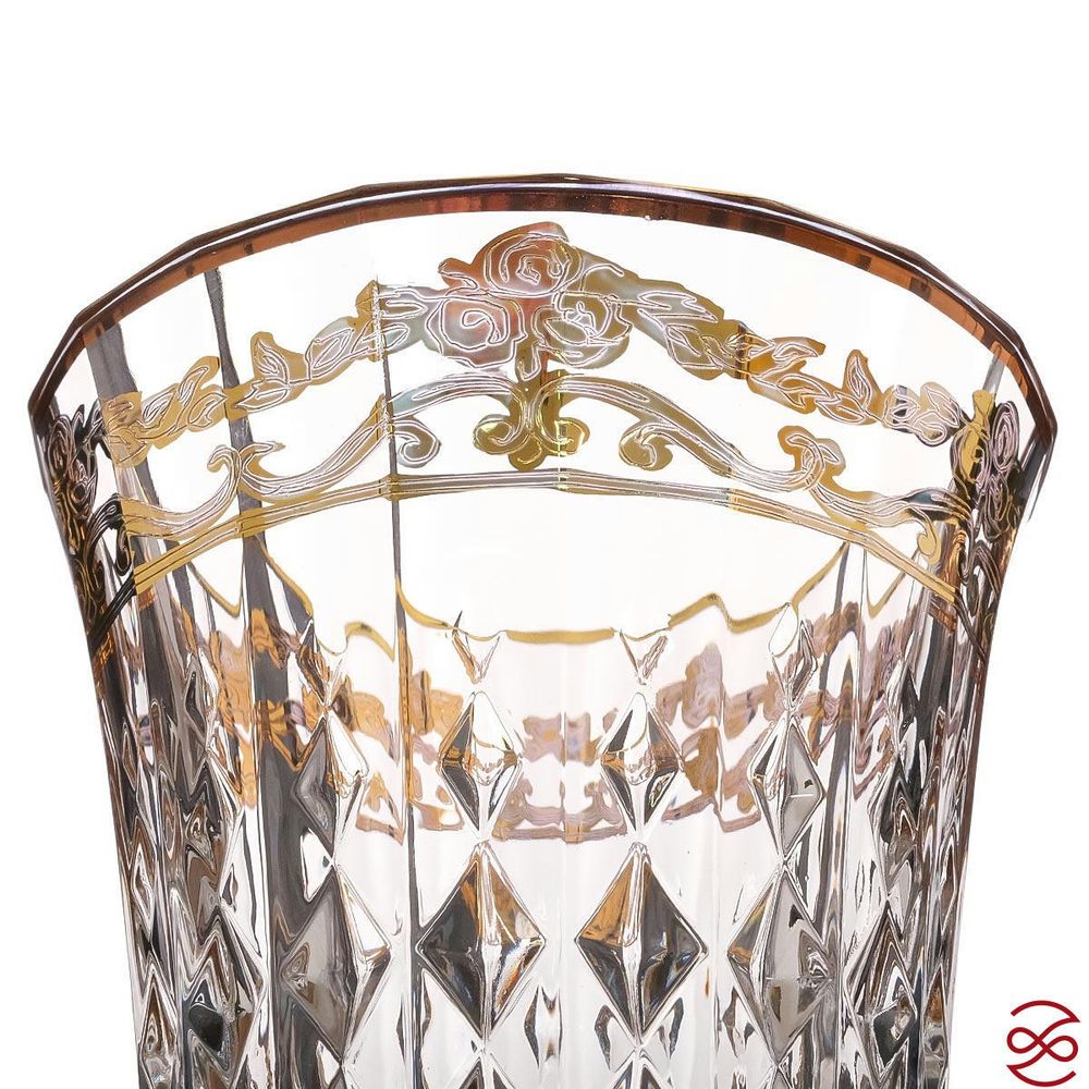 Набор стаканов для воды медов.золото TIMON Lady Diamond 270 мл