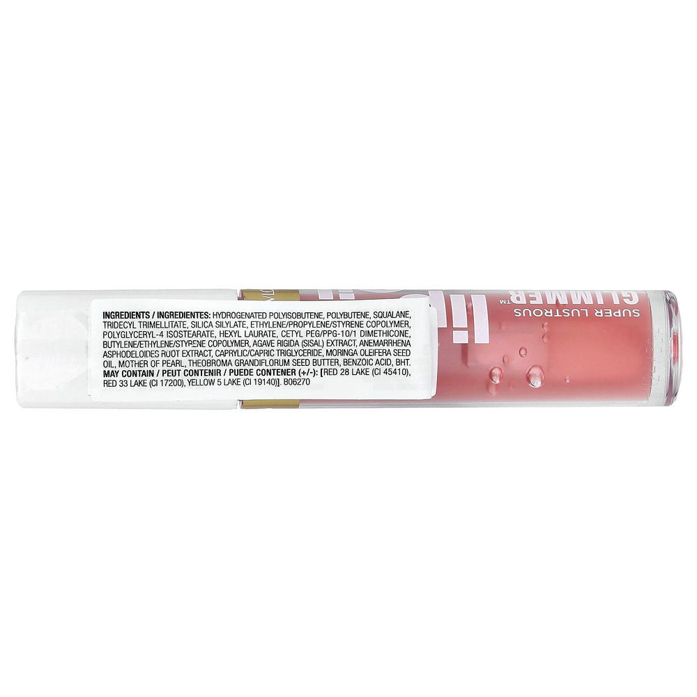 Revlon, Super Lustrous Glumber™, масло для губ, 001 Candy Hearts, 3,8 мл (0,13 жидк. унции)