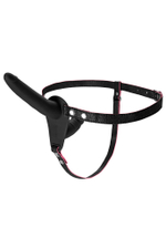 Страпон на креплении Black&Red черный 24 см