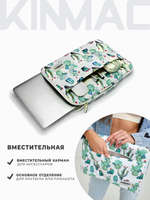 Чехол для ноутбука 14" и 15,6" (Кактус)